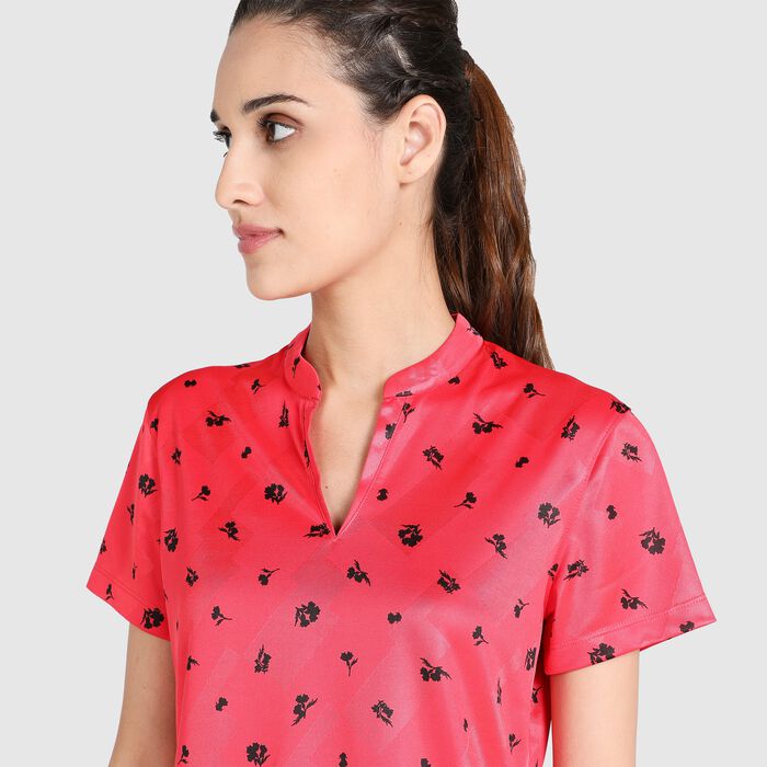 Nike Golf Women's Golf Dri-FIT Victory Polo Shirt Red Nike Golf Women's Golf Dri-FIT Victory Polo Shirt Red image number 3