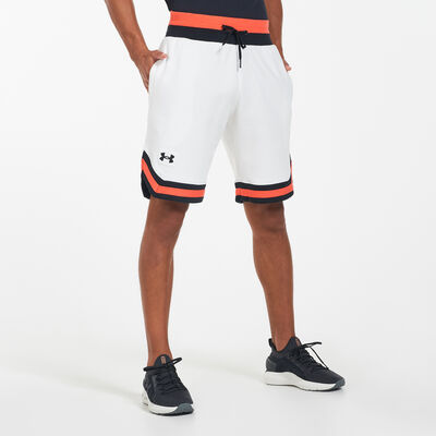 Under Armour Men's UA Rival Alma Mater Shorts White