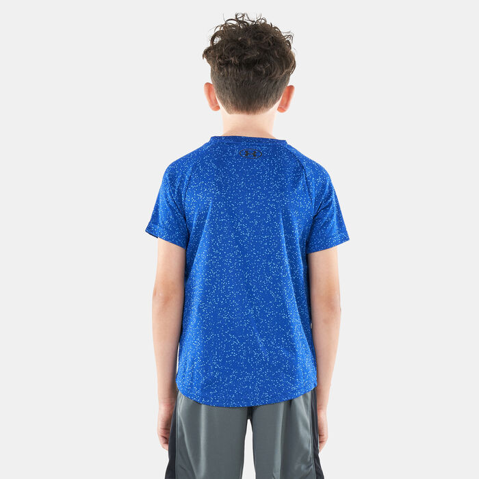 Under Armour Kids' UA Tech 2.0 Nova T-Shirt Blue Under Armour Kids' UA Tech 2.0 Nova T-Shirt Blue image number 1