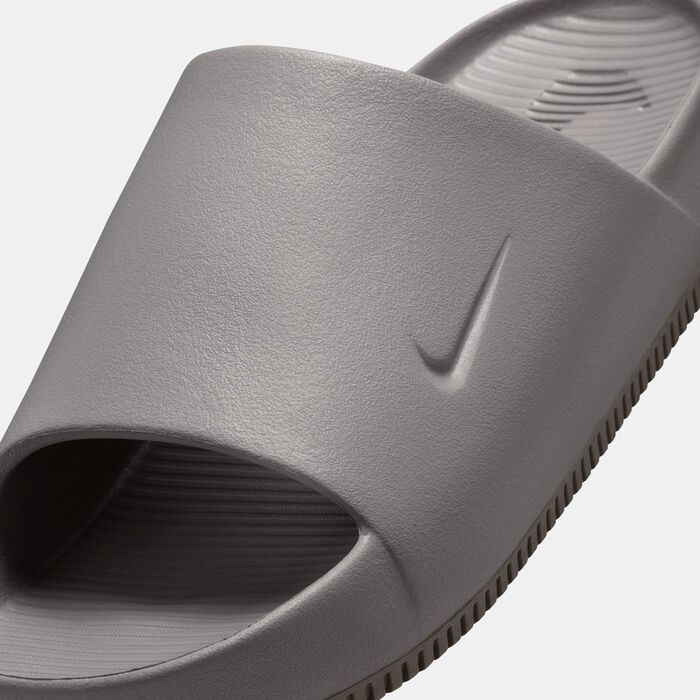 Men's Calm Slides Grey Nike in Qatar -SSS
