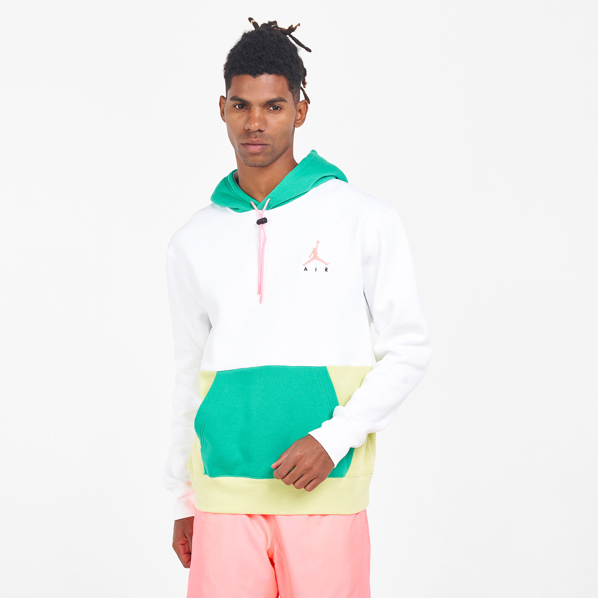 Men s Jumpman Air Fleece Hoodie White Jordan in Qatar SSS