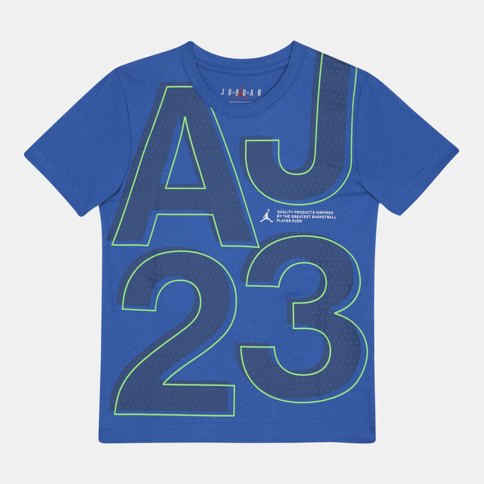 Jordan Kids' All Around Game T-Shirt Blue Jordan Kids' All Around Game T-Shirt Blue image number 0
