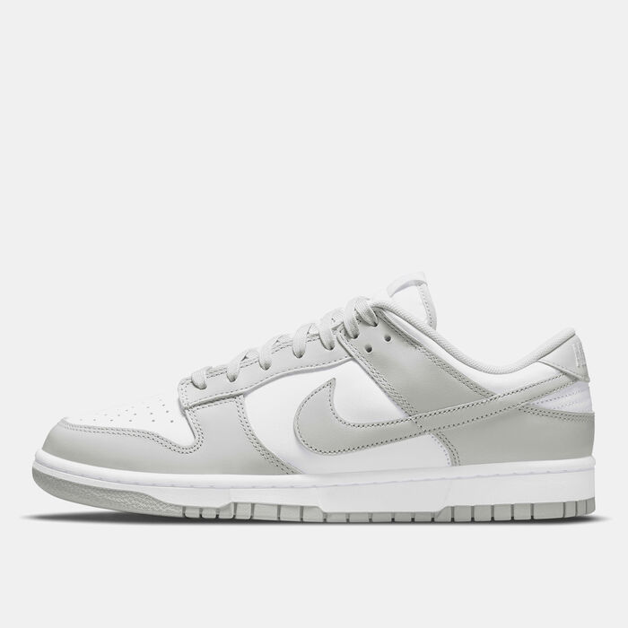 Nike Men's Dunk Low Retro Shoes Grey Nike Men's Dunk Low Retro Shoes Grey image number 2