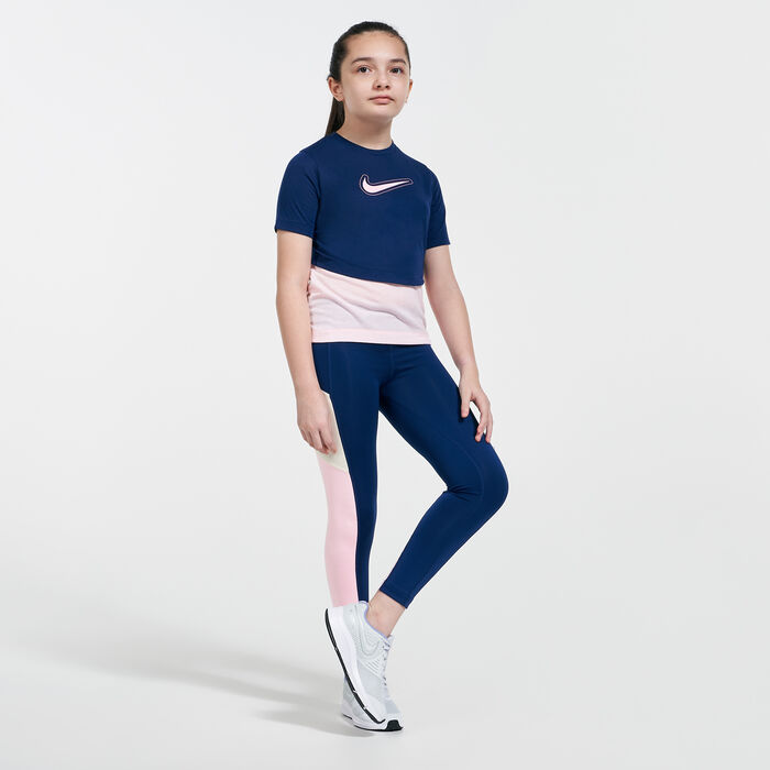 Nike Kids Dri-FIT Trophy Training Top Blue Nike Kids Dri-FIT Trophy Training Top Blue image number 2
