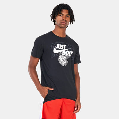 Nike Men's Dri-FIT 'Just Do It’ Basketball T-Shirt Black