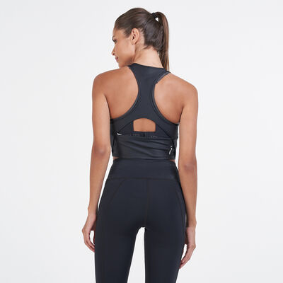 Under Armour Women's Iso-Chill Crop Tank Top Black