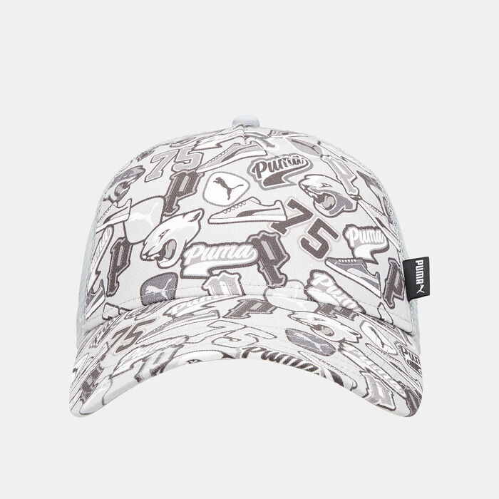PUMA Men's Academy AOP Trucker Cap Grey PUMA Men's Academy AOP Trucker Cap Grey image number 0