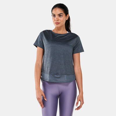 Under Armour Women's UA Tech™ Vent T-Shirt Black Under Armour Women's UA Tech™ Vent T-Shirt Black