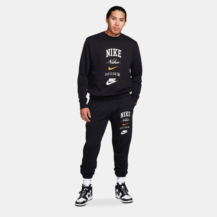 Nike Men's Club Fleece Sweatpants Black Nike Men's Club Fleece Sweatpants Black image number 2