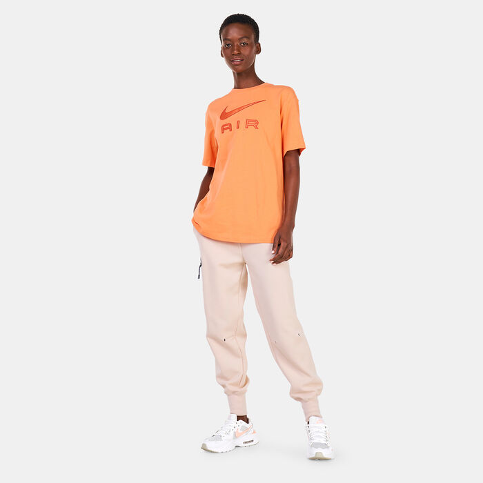 Nike Women's Air Sportswar T-Shirt Orange Nike Women's Air Sportswar T-Shirt Orange image number 2