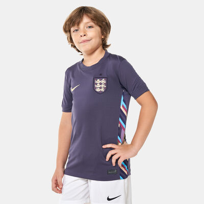 Nike Kids' England Stadium Dri-FIT Replica Away Football Jersey - 2024 Grey