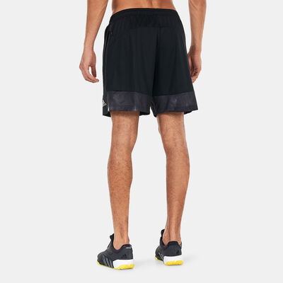 adidas Men's AEROREADY Workout Chalk Print Training Shorts Black