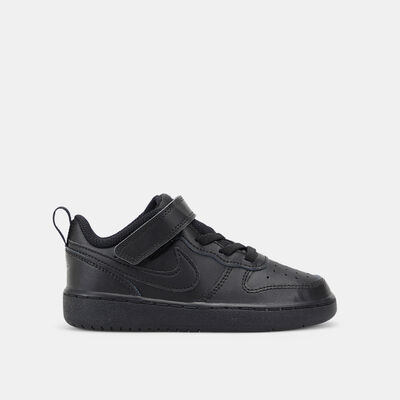 Nike Kids' Court Borough Low 2 Shoe (Baby and Toddler) Black
