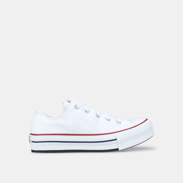 Converse Kids' Chuck Taylor All Star Lift Platform Unisex Shoe White Converse Kids' Chuck Taylor All Star Lift Platform Unisex Shoe White image number 0
