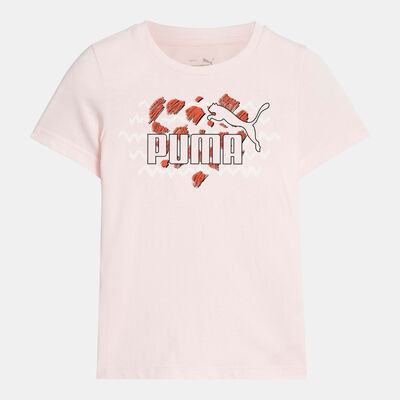 PUMA Kids' Essentials Mix Match T-Shirt Pink