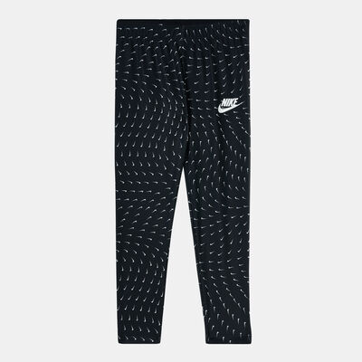 Nike Kids' Sport Essentials Allover Print Leggings Black