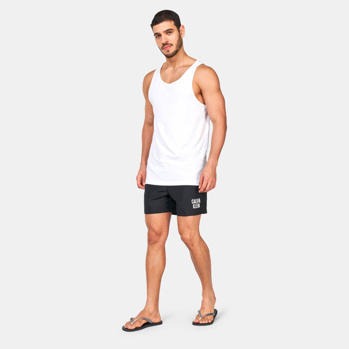 Calvin Klein Men's Medium Double Wiastband Shorts Black Calvin Klein Men's Medium Double Wiastband Shorts Black image number 2
