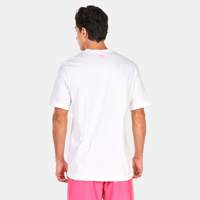 adidas Originals Men’s Rekive Speed Trefoil Graphic T-Shirt White adidas Originals Men’s Rekive Speed Trefoil Graphic T-Shirt White image number 1