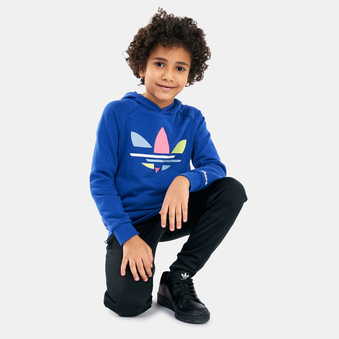 adidas Originals Kids' Adicolor Hoodie Blue image number 2
