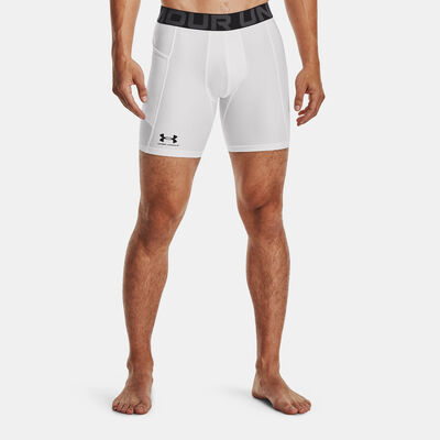 Under Armour Men's HeatGear® Armour Compression Shorts White Under Armour Men's HeatGear® Armour Compression Shorts White