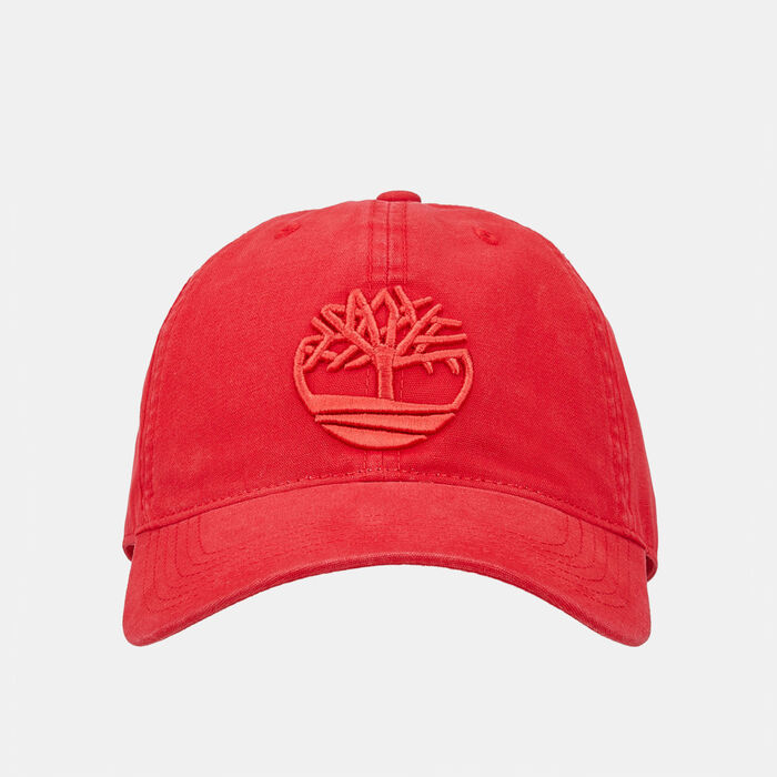Timberland Cotton Canvas Baseball Cap Red Timberland Cotton Canvas Baseball Cap Red image number 0