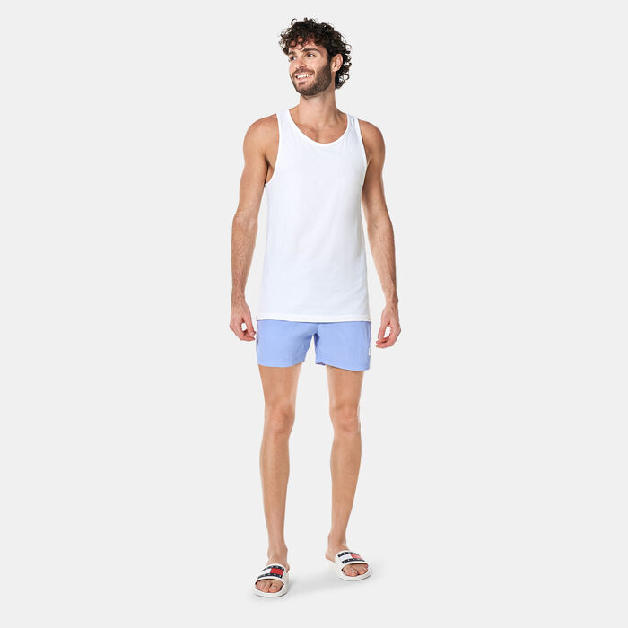 Tommy Hilfiger Men's Essential Recycled Swimming Shorts Blue Tommy Hilfiger Men's Essential Recycled Swimming Shorts Blue image number 2