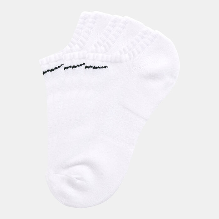 Nike Everyday Cushion No-Show Training Socks (3 Pack) White Nike Everyday Cushion No-Show Training Socks (3 Pack) White image number 0