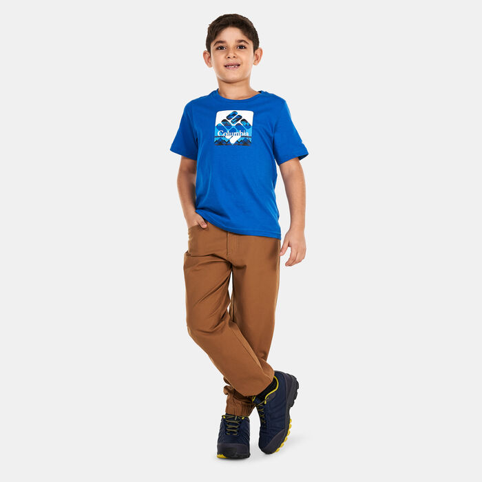 Columbia Kids' Basin Ridge™ Graphic T-Shirt Blue Columbia Kids' Basin Ridge™ Graphic T-Shirt Blue image number 2