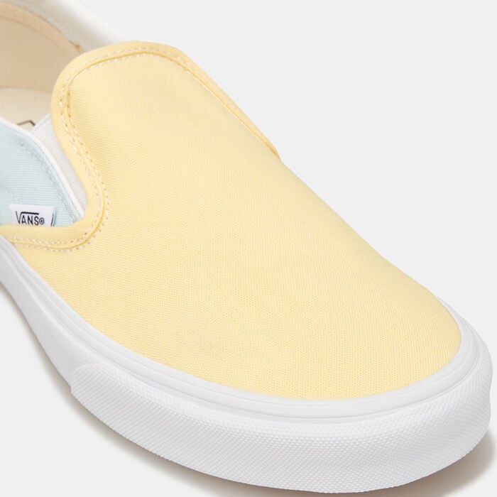 Vans Pastel Block Classic Slip-On Unisex Shoe Beige Vans Pastel Block Classic Slip-On Unisex Shoe Beige image number 4