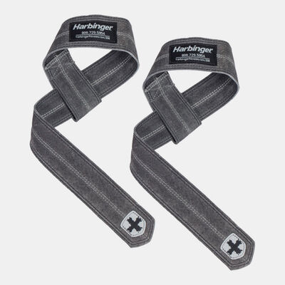 Harbinger Leather Weight Lifting Straps (1 Pair) Black Harbinger Leather Weight Lifting Straps (1 Pair) Black