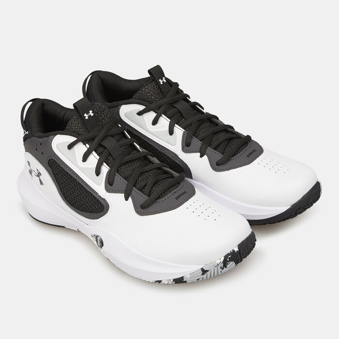 Under Armour Lockdown 6 Basketball Shoes White Under Armour Lockdown 6 Basketball Shoes White image number 1