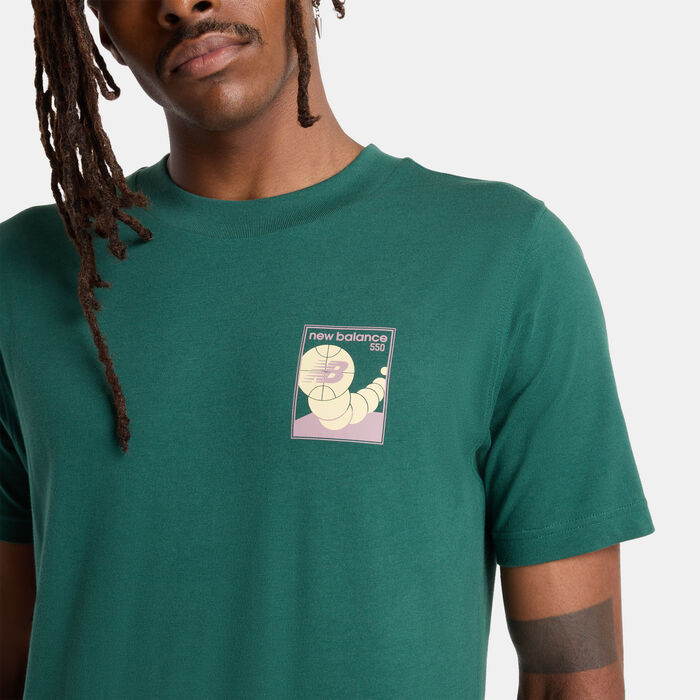 New Balance Men's New Balance 550 T-Shirt Green image number 3