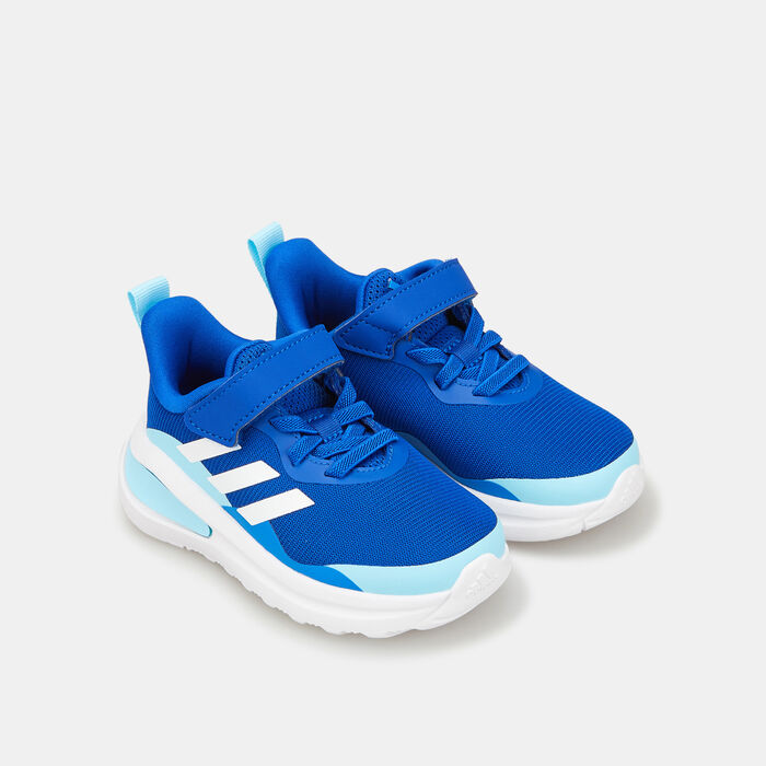 adidas Kids' FortaRun Sport Running Elastic Lace And Top Strap Shoe Blue adidas Kids' FortaRun Sport Running Elastic Lace And Top Strap Shoe Blue image number 1