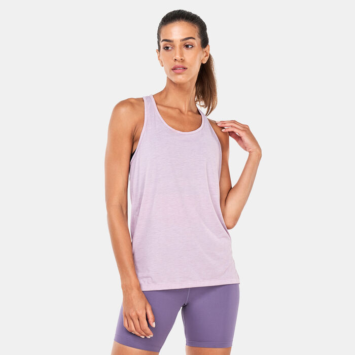 Nike Women's Yoga Tank Top Purple image number 0