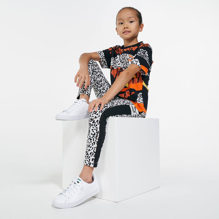 PUMA Kids' Classics Wild Leggings Multi PUMA Kids' Classics Wild Leggings Multi image number 2