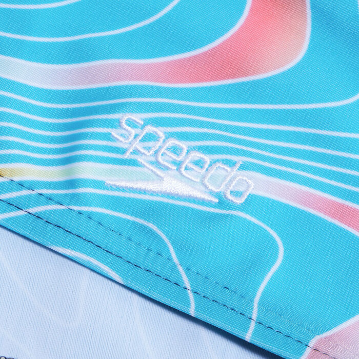 Speedo Kids' Digital Allover V-cut Swimming Jammers Blue image number 2