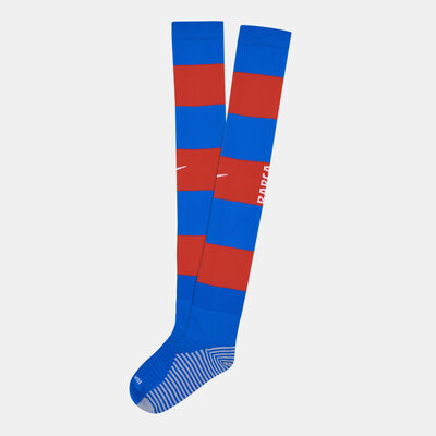 Nike Men's F.C. Barcelona Strike Away Knee-High Football Socks Blue