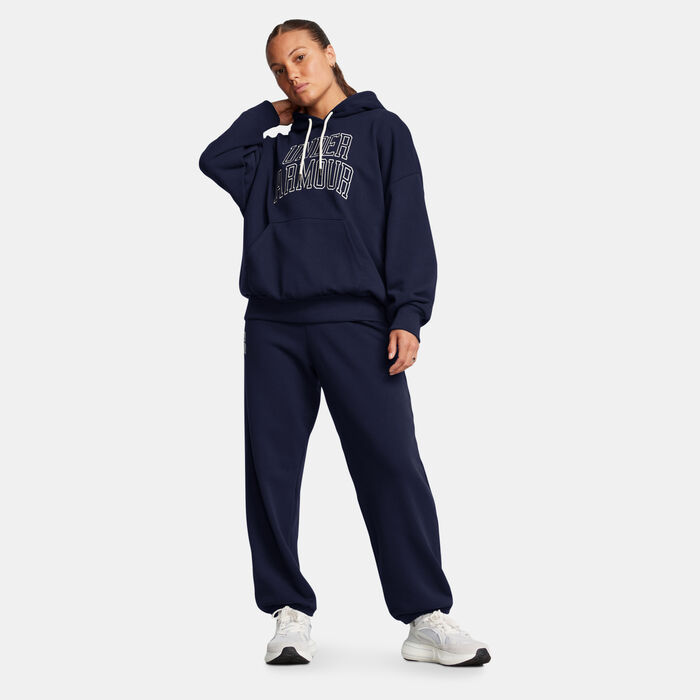 Under Armour Women's Icon Terry Sweatpants Blue Under Armour Women's Icon Terry Sweatpants Blue image number 4