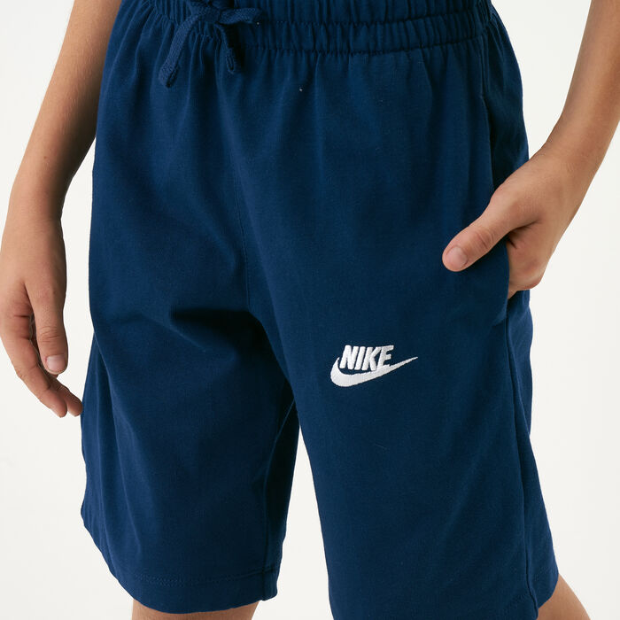 Nike Kids' Jersey Shorts (Older Kids) Blue Nike Kids' Jersey Shorts (Older Kids) Blue image number 3