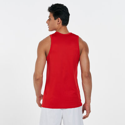Nike Men's Dri-FIT Crossover Tank Top Red
