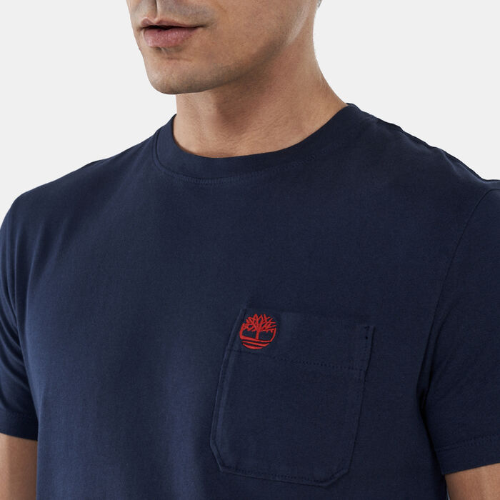 Timberland Men's Dunstan River Pocket T-Shirt Blue Timberland Men's Dunstan River Pocket T-Shirt Blue image number 3