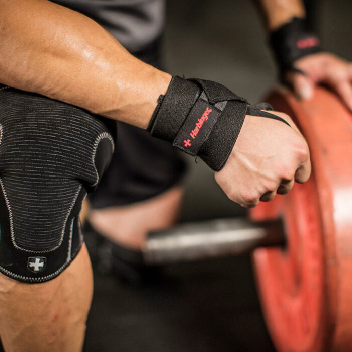Harbinger Pro Wrist Wrap with Thumb Loop (20 inches) Black Harbinger Pro Wrist Wrap with Thumb Loop (20 inches) Black image number 4