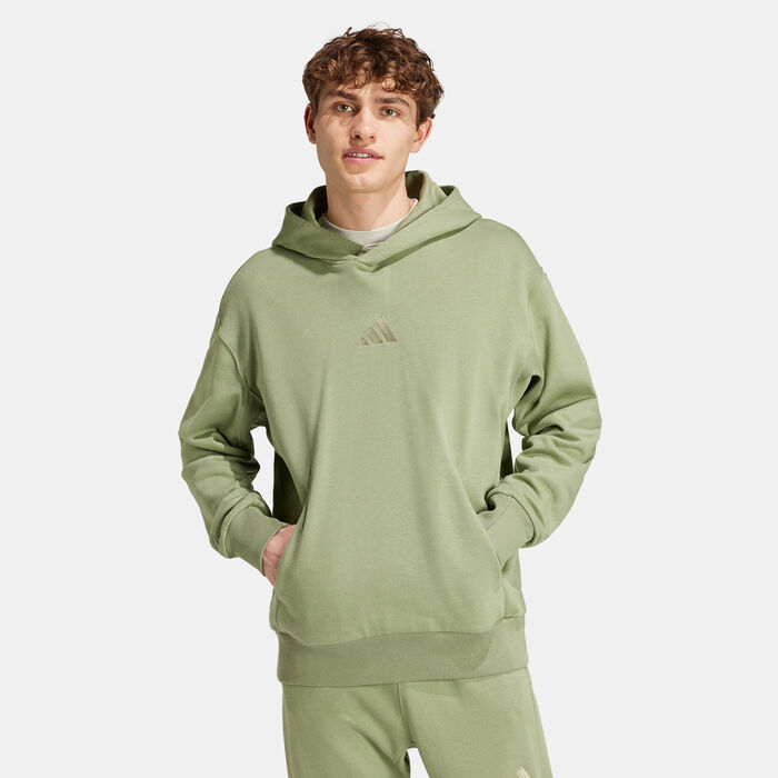 adidas Men's ALL SZN Hoodie Green image number 0