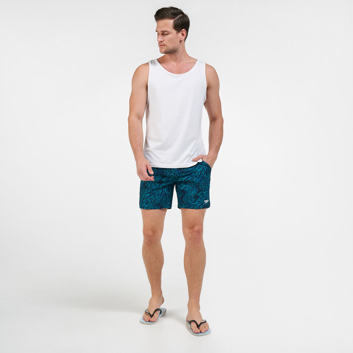 Speedo Men's Vintage Paradise 16-inch Swimming Shorts Blue Speedo Men's Vintage Paradise 16-inch Swimming Shorts Blue image number 2