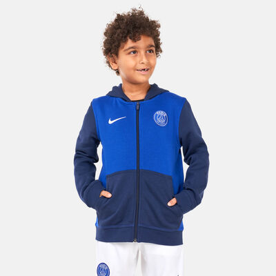 Nike Kids’ Paris Saint-Germain Club Fleece Hoodie - 2022/23 (Older Kids) Blue Nike Kids’ Paris Saint-Germain Club Fleece Hoodie - 2022/23 (Older Kids) Blue
