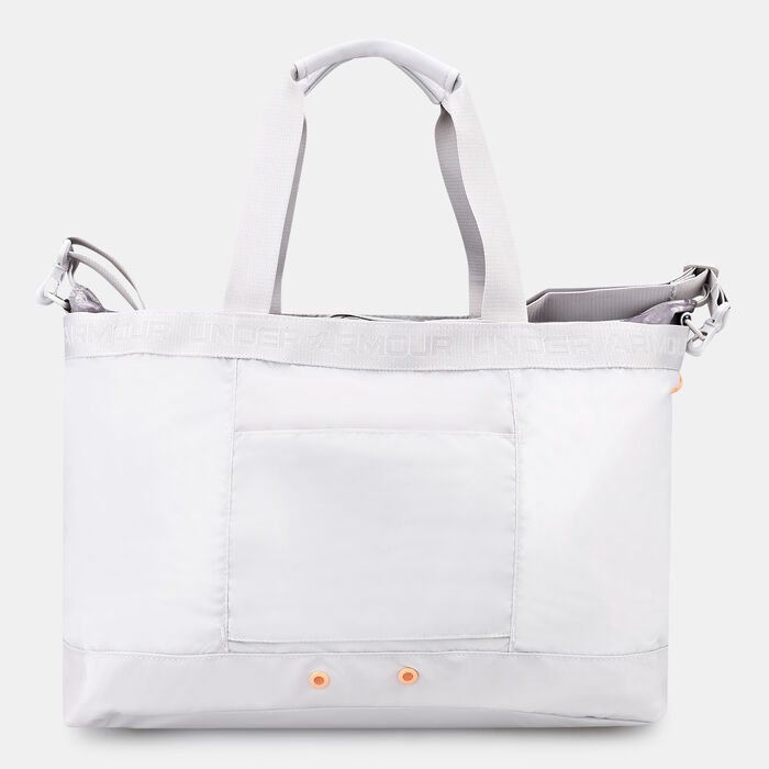 Under Armour Women's Essentials Signature Tote Bag Grey Under Armour Women's Essentials Signature Tote Bag Grey image number 0