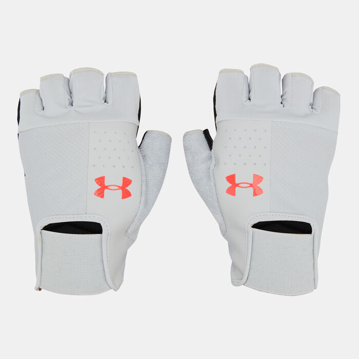 Under Armour Men's Training Gloves Grey Under Armour Men's Training Gloves Grey image number 1