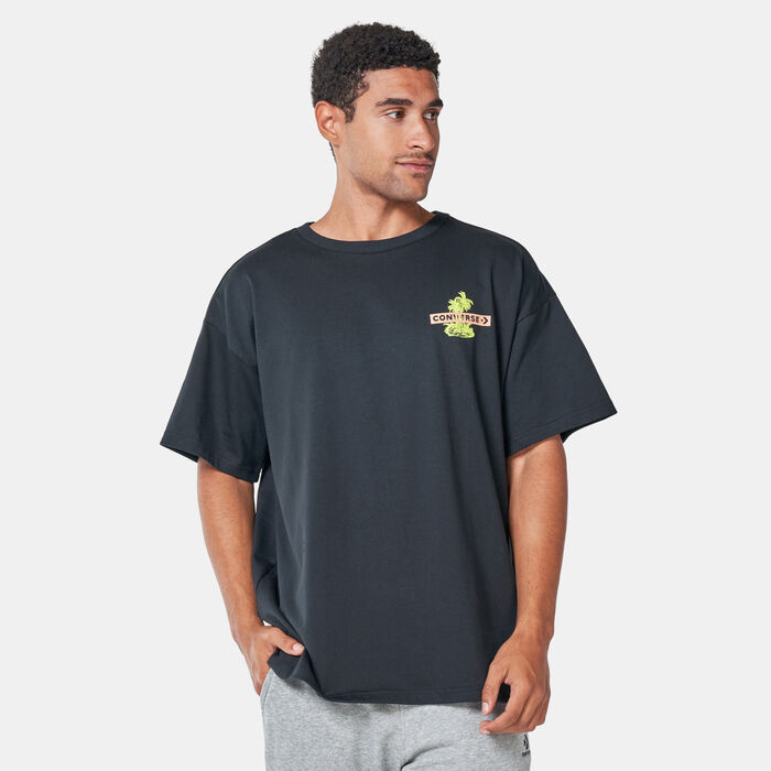 Converse Men's Festival Palm Tree T-Shirt Black Converse Men's Festival Palm Tree T-Shirt Black image number 0