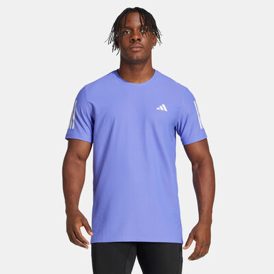 adidas Men's Own the Run T-Shirt Blue