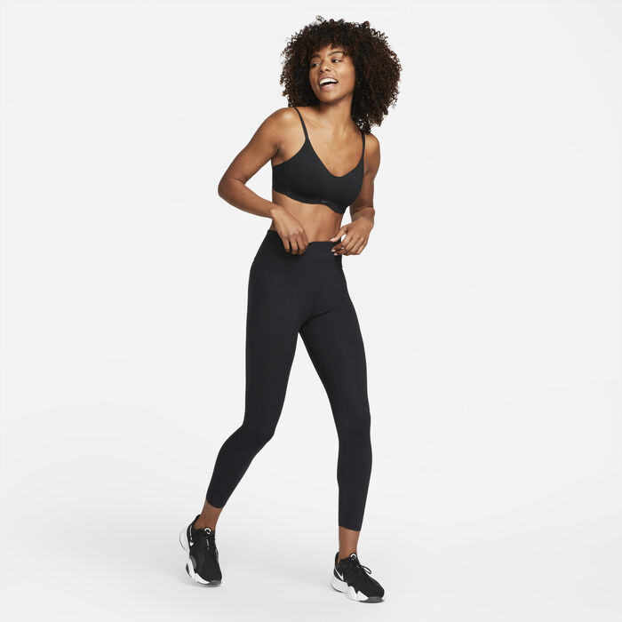Nike Women's Dri-FIT Alate Minimalist Light-Support Training Sports Bra Black Nike Women's Dri-FIT Alate Minimalist Light-Support Training Sports Bra Black image number 7